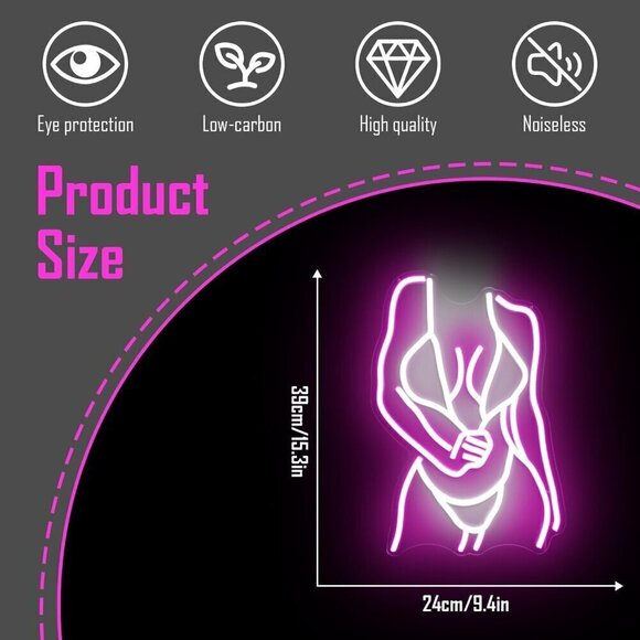 Body Neon Signs for wall decor LED cave sexy Club Bar Home Party Gifts - Picture 5 of 7